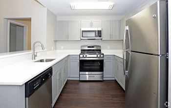 Fully equipped kitchens with granite countertops